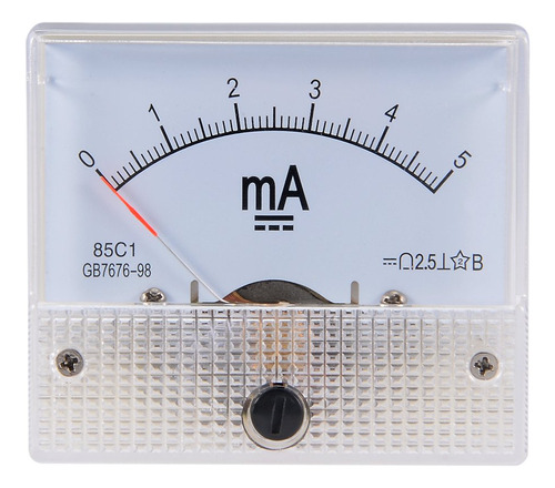 Medidor Panel Corriente Analogica Dc 0 5 Bascula 85c1 1