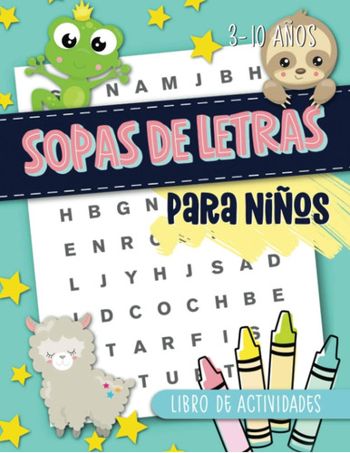 Libro: Sopas Letras Niños: Libro Actividades: 3-1