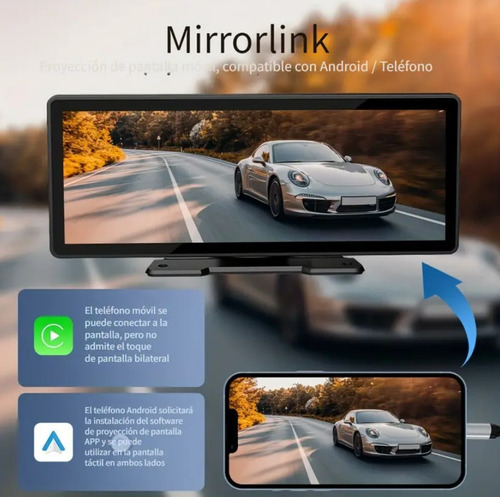 Estéreo Inalámbrico Para Coche Para Apple Carplay Android