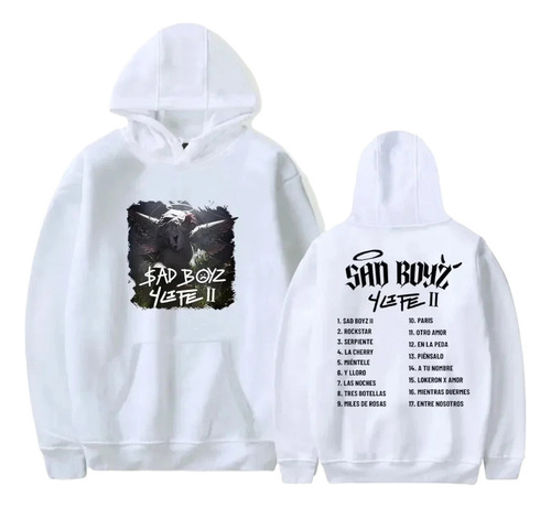 Hoodie Sad Boys 4 Life Ii Junior H Sudadera Show Moda Fashio