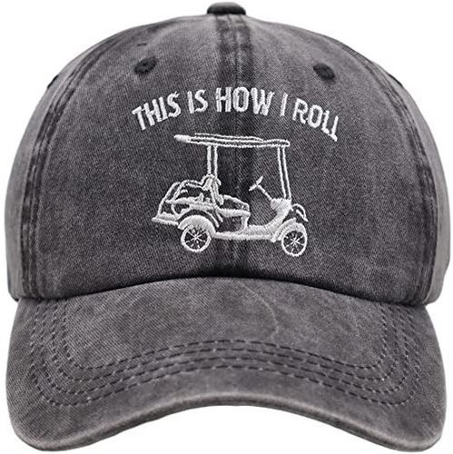 Kamaple Así Es Como Hago Roll Golf Cart Hat, Wwz7p