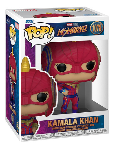  Funko Pop! Ms. Marvel - Kamala Khan #1078