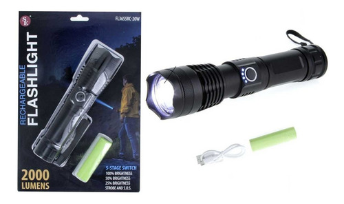 Linterna Led Tactica Recargable Muy Potente Tiendas Ccs Mcy