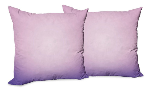 Ambesonne Juego 2 Funda Almohada Decorativa Color Lavanda