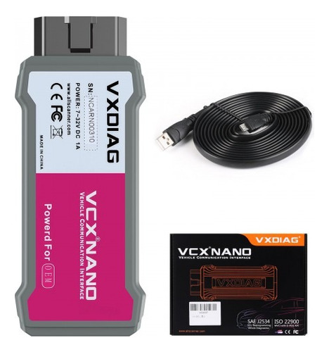 Scanner Automotriz Vxdiag Vcx Nano Renault Clip 