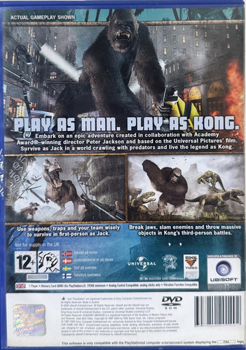 King Kong De Peter Jackson Ps2- Físico Original (Usado)