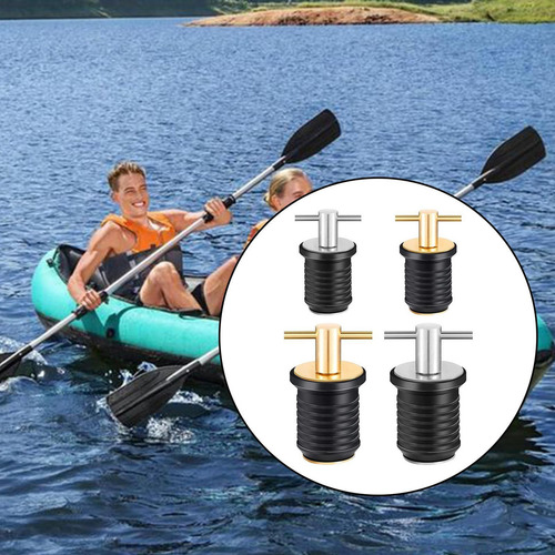 2 Tapones De Drenaje Para Embarcaciones Marinas De 3/4 O 1-1