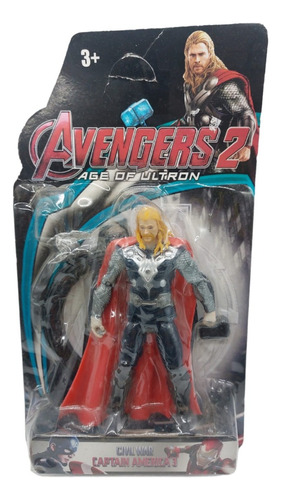 Figura Juguete De Thor Martillo Avengers Pelo Largo