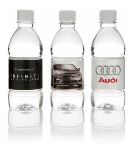 50 Etiquetas Para Botellas De Agua Personalizadas 500 Ml Hd
