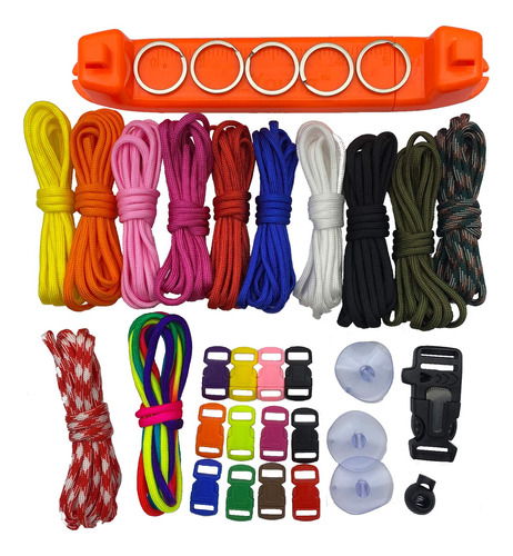 Pulsera Paracord Para Manualidad 12 Cuerda Hebilla