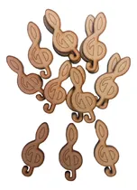 Comprar 20 Clave De Sol Fibrofacil 5cm Mdf Instrumentos Souvenirs
