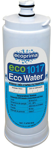 Filtro Refil Eco Prima Ecowater Ibbl C+3