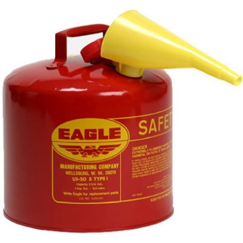 Eagle Ui50fs Acero Galvanizado Rojo Tipo I Lata De Seguridad