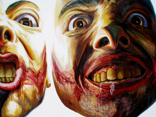 Pintura: Show Time! . La Rocca. Arte Microconceptual.
