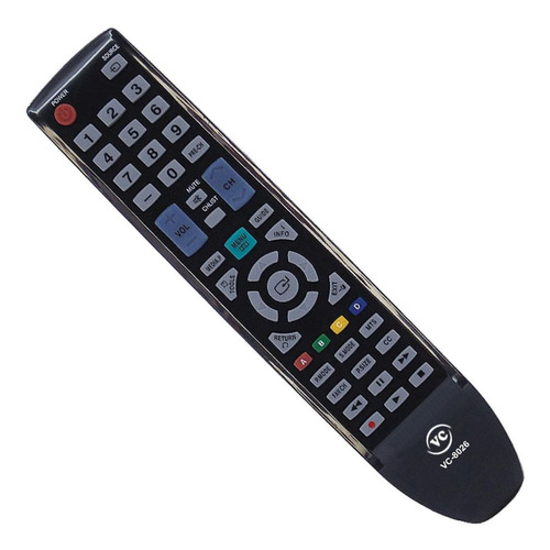 Controle Remoto Compatível Tv Led Samsung Vc 8026