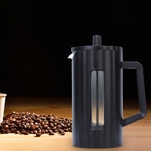 Cafetera De Presión Francesa, Émbolo De Negro 1000ml