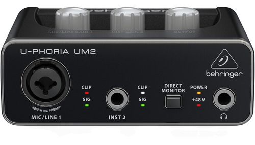 Interface De Audio Behringer Um2 2x2 Audio Usb