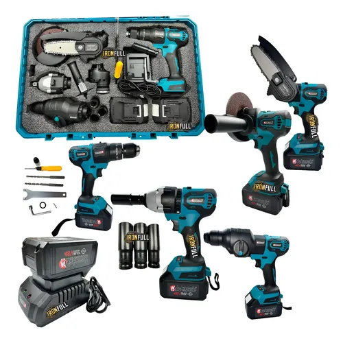 Kit Ferramentas 5em1 Potente E Completo Maleta 48v Premium | Frete Kit Ferramentas 5em1 Potente E Completo Maleta 48v Premium | Frete