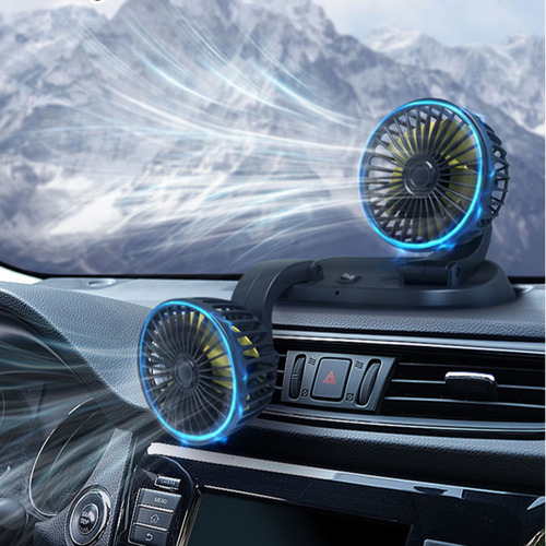 Ventilador De Coche De Doble Propósito Para Coche Y Hogar Co