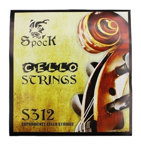 Encordado Spock Para Cello S312 4/4 Set Cuerdas Cello