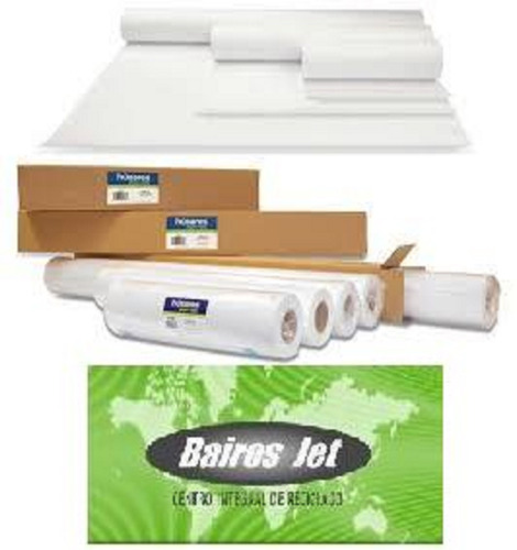 4 Rollo Plotter Husares 0184 Papel Obra Bond 60 Cm X 50 Mts