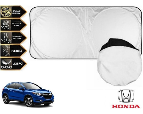 Parabrisas Cubre Sol Tapa Sol Con Ventosas Honda Hr-v 2016