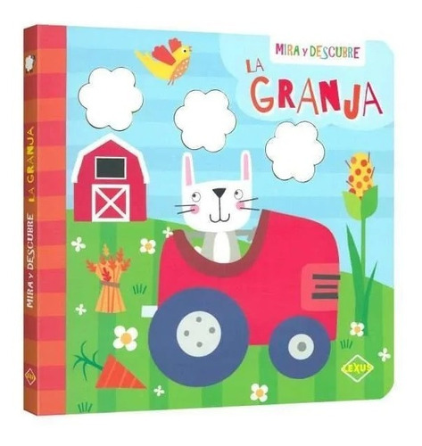 Libro Infantil De Animales De La Granja Pasta Y Hojas Duras