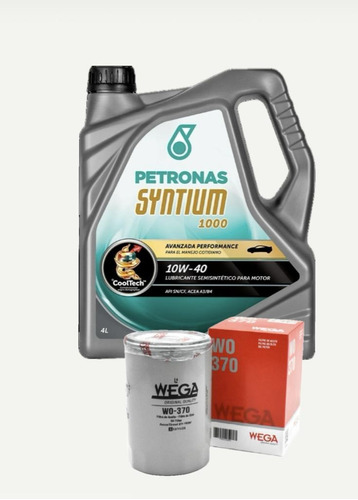 Aceite Syntium 1000 10w40 + Filtro Aceite Seat León- Cordoba