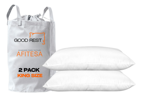Almohada 2 Pack King Size Essential Semi Firme Good Rest