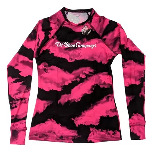 Camiseta Termica Dc Snowboard Crazy Pink Ski Snow Nieve
