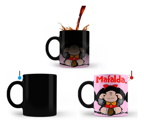 Taza Magica Regalo Mafalda Clasica Sublimada Premium!