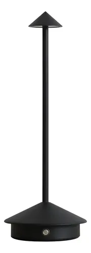 Luminaria De Mesa Dapon Dp062 Portatil 3 Niveis De Luz Cor Preto