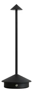 Luminaria De Mesa Dapon Dp062 Portatil 3 Niveis De Luz Cor Preto