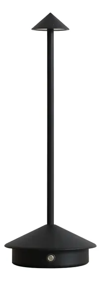 Luminária De Mesa Dapon Dp062 Portátil 3 Níveis De Luz Cor Preto