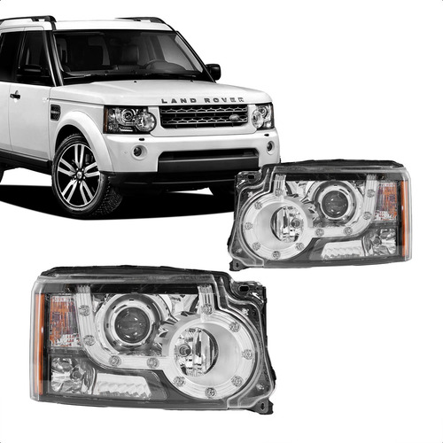 Farol Discovery 4 2009 A 13 C/led D3s 15 Pino Lado Esquerdo