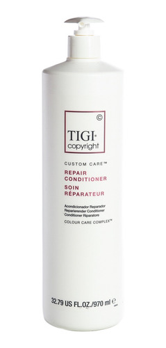 Tigi Copyright Repair Acondicionador De Pelo Reparador 970ml