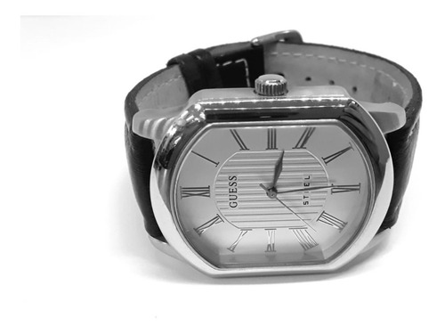 Relógio Guess G80194g Original Usado Pulseira De Couro
