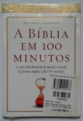 Imagem 1 de 2 de A Bíblia Em 100 Minutos / Livro De Bolso - Frete Grátis