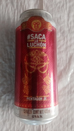 Lata Cerveza Victoria Lucha Libre Pentagon Jr (Usado)