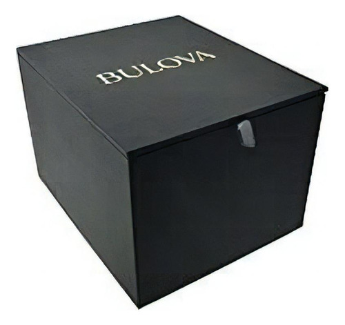 Bulova 96b158 Reloj De Pulsera De Cuero De Precisión Para Ho