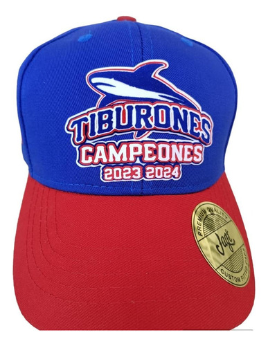 Gorra Tiburones De La Guaira Relieve Campeones Deporte Lpk