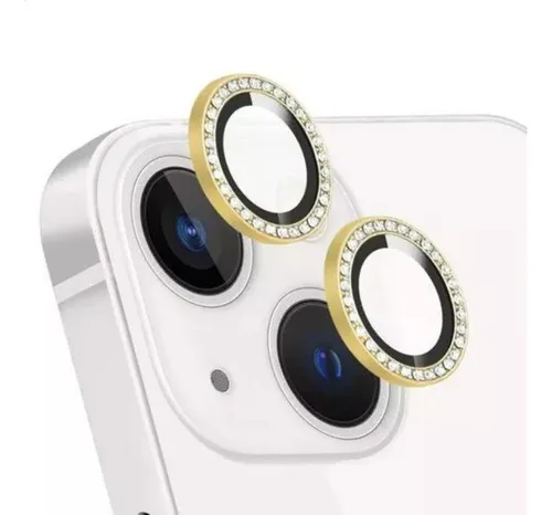 Vidrio Templado Camara Lente Strass Para iPhone 11 12 Mini