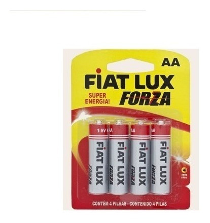 Pilha Comum Peq. C/4 (12 Un) Fiat Lux