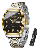 Comprar Olevs Relojes Para Hombre Tonneau Reloj De Lujo Para Hombre 