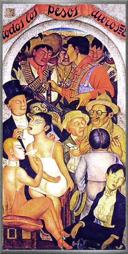 Cuadro La Noche De Los Ricos - Diego Rivera - Año 1928