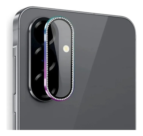 Protector Lente Camara Vidrio Templado Para Samsung A56 A36 Tornasol Con Brillos