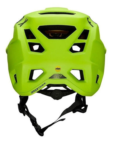 Capacete Ciclismo Bike Fox Speedframe Mips Amarelo Fluor Tamanho P