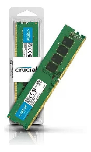 Memória Ram Crucial Para Desktop 8gb 3200mhz Com Nota Fiscal