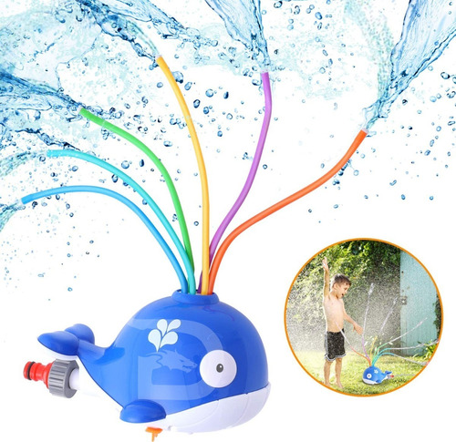 Rociador Infantil De Agua Juguete Ballena Aspersor Splash   