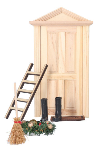 Kit Para Puerta De Casa De Muñecas En Miniatura, Miniárbol D